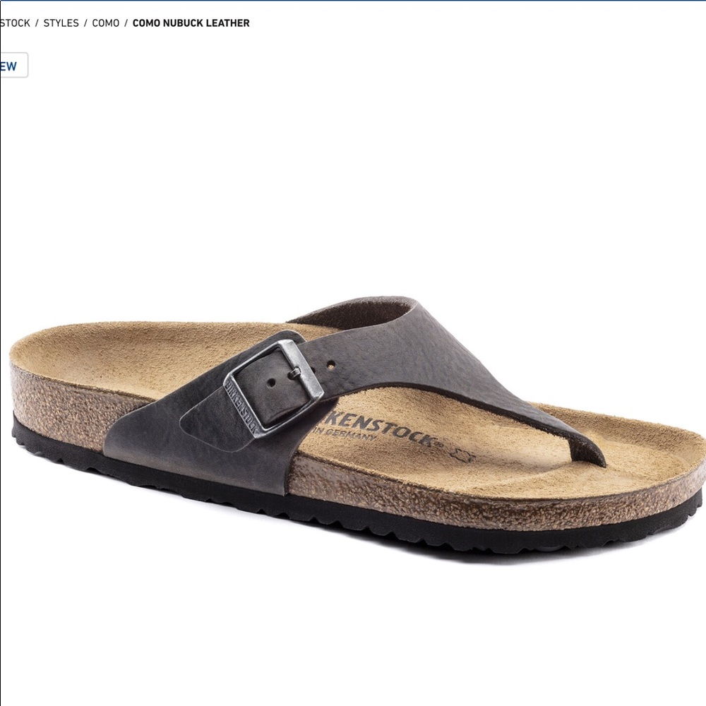Men’s como Birkenstock thong sandals